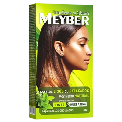 Creme Alisante Ou Relaxante Meyber 80G Ervas & Queratina