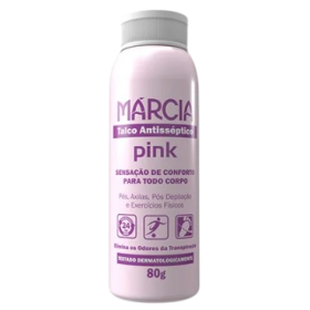 Talco Antisséptico Márcia 80G Pink