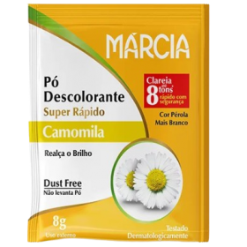 Pó Descolorante Márcia 8G Camomila Super Rápido