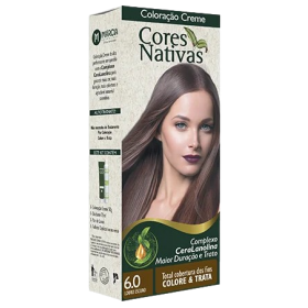 Coloração Creme Cores Nativa 6.0 Louro Escuro