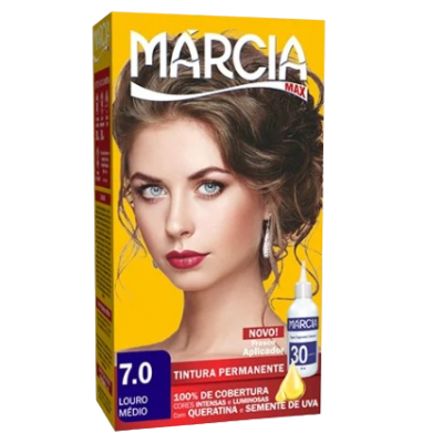 Coloração Líq. Márcia Max 7.0 Louro Médio