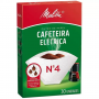 Filtro De Papel Para Cafeteira Elétrica Melitta Nº 4 Caixa 30 Unidades