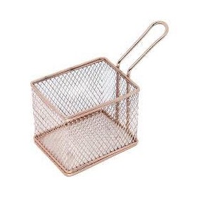 Cesta Mimo Ret.16X13X8CM Inox Bronze