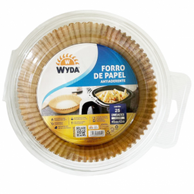 Forro Papel Wyda P/AirFryer TAM.P 25UN