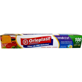 Filme PVC Orleplast Esticavel 28CMX100M