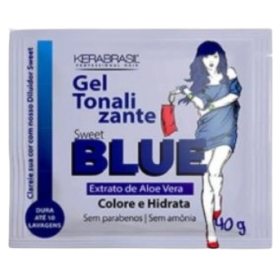 Gel Tonalizante KeraBrasil 40G Sweet Blue