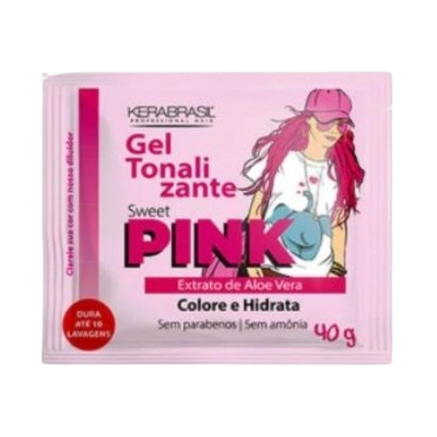 Gel Tonalizante KeraBrasil Sweet Pink