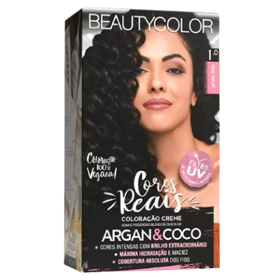 Tint. Beauty Color 1.0 PT Ônix 100% Vegana