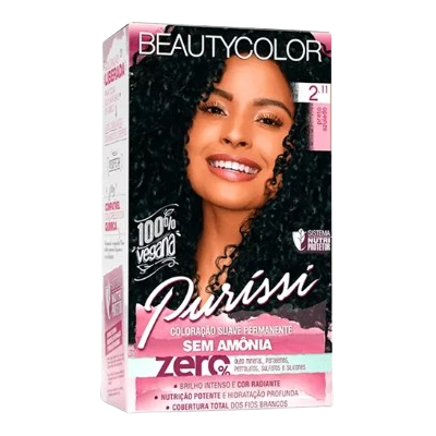 Beauty Color 2.11 PT Azulado 100% Vegana 0% Amonia