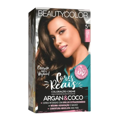 Tint. Beauty Color 5.0 Castanho Claro 100% Vegana