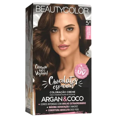 Tint. Beauty Color 5.4 Castanho Claro Acobreado 100% Vegana