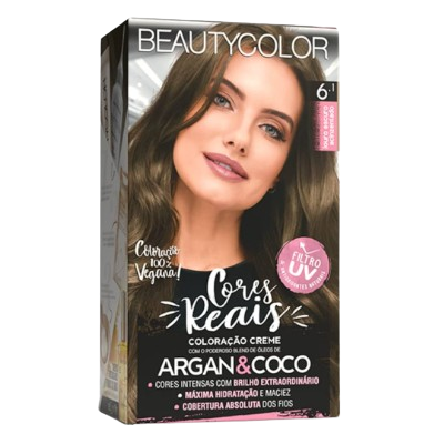 Tint. Beauty Color 6.1 Louro Escuro Acinzentado 100% Vegana