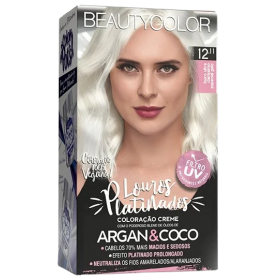 Tint. Beauty Color 12.11 Louro Ultra Claríssimo Especial Gelo 100% Vegana