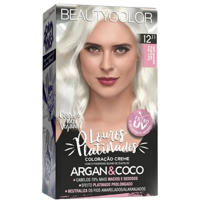 Tint. Beauty Color 12.11 Louro Ultra Claríssimo Especial Gelo 100% Vegana