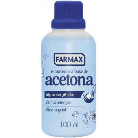 Removedor De Esmalte À Base De Acetona Farmax