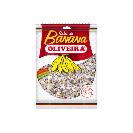 Bala Oliveira 150G Banana