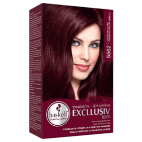 Tonalizante Haskell Excllusiv Castanho Claro 5562 Vermelho Violeta Especial