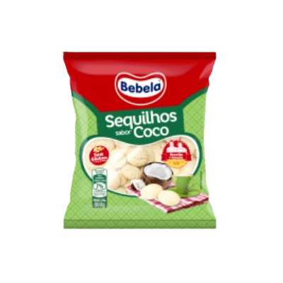 Bisc. Bebela 300G Sequilhos Coco