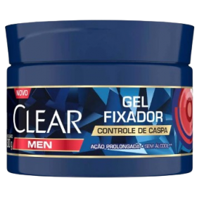 Gel Fixador Clear 300G Controle De Caspa Men