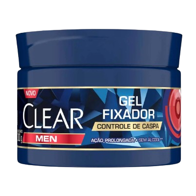 Gel Fixador Clear 300G Controle De Caspa Men