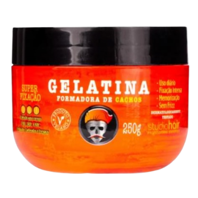 Gelatina Formadora De Cachos 250G Super Fixação Studio Hair