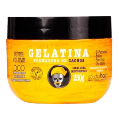 Gelatina Formadora De Cachos 250G Super Volume Studio Hair