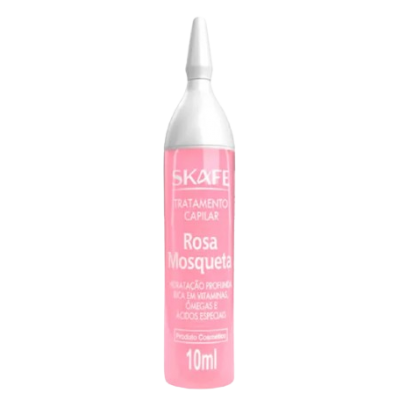 Ampola Trat. Capilar Skafe 10ML Rosa Mosqueta