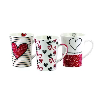 Caneca Porcelana Yangzi 340ML Love