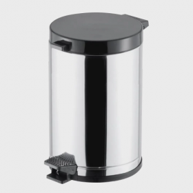 Lixeira Viel Inox 10,5L Ped.Tamp.PT