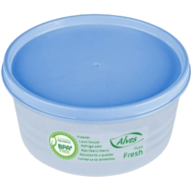 Pote Alves Plastic 500ML Fresh Transp.