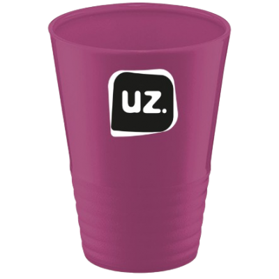 Copo Uz Gomado 300ML Plus Magenta Solido