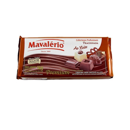 Cobertura Mavalério Premium Fracionada Chocolate Ao Leite 1,