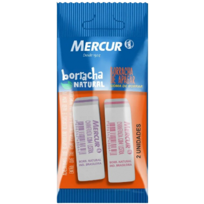 Borracha Escolar Mercur Chfd C/List.2Pc