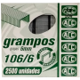 Grampo ACC 106/6 2500UN Aco Galv.