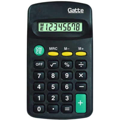 Calculadora Gatte 8Digitos 402 PT