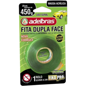 Fita Aldebras Dupla Fa M.Acril. 9,5MMX2M