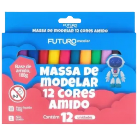 Massa Modelar Futuro 180G 12Un