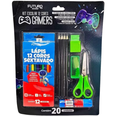 Kit Futuro Escolar Gamers 20UN