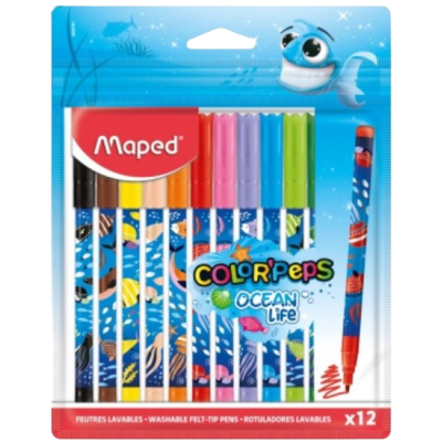 Caneta Hidrogra.Maped Ocean Color 12UN