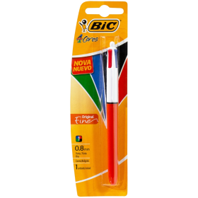 Caneta Bic 4Cores Fine AZ/VM/PT/VD