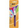 Caneta Bic 4 Cores Grip1.0 AZ/RS/RX/VD