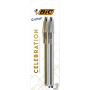 Caneta Bic Cristal Celeb 2UN Drd/Prata