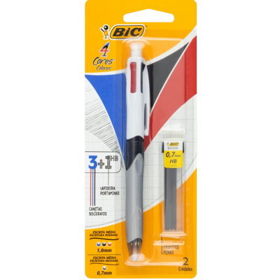 Kit Caneta Bic 3Cores Lap/Gf