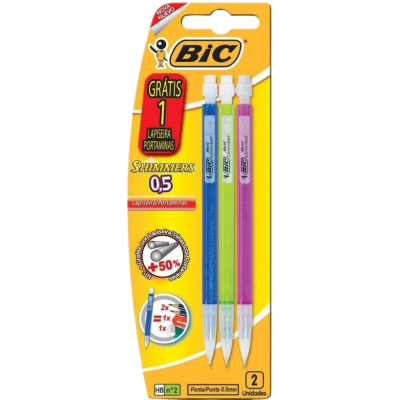 Lapiseira Bic 0.5 3UN Shimmers