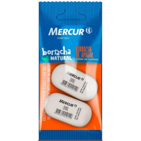 Borracha Escolar Mercur Oval 2UN Bc/Bc