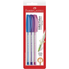 Caneta Faber Castell Esf.Trilux 3Un Ctl