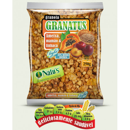 Granola Granutus 250G Ameixa/Mam/Linhaca