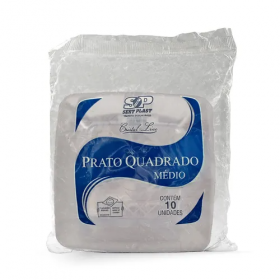 Prato Sertplast Quadrado Nº 15 10 und Cristal