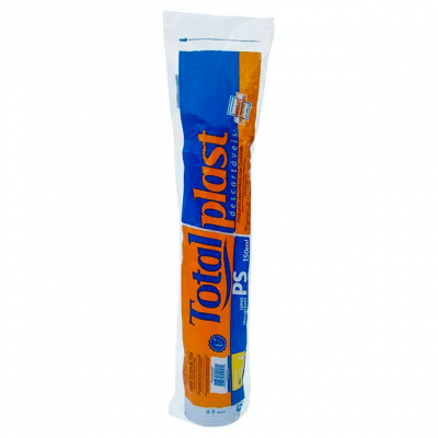 Copo Descartavel Totalplast 150ML 100 und Transparente