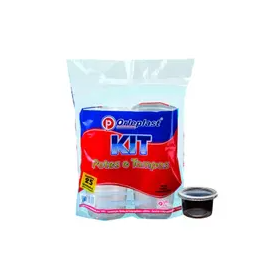 Pote Descartavel Orleplast 145ML Tampa 25 und